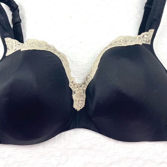 BUY 1 GET 1 FREE Avenue Body 46DD black full coverage lace accents comfortable e - Picture 10 of 10